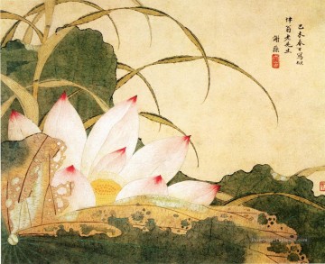 Xiesun lotus traditionnelle Peinture à l'huile